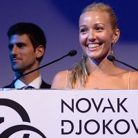 Jelena Ristic and Novak Djokovic